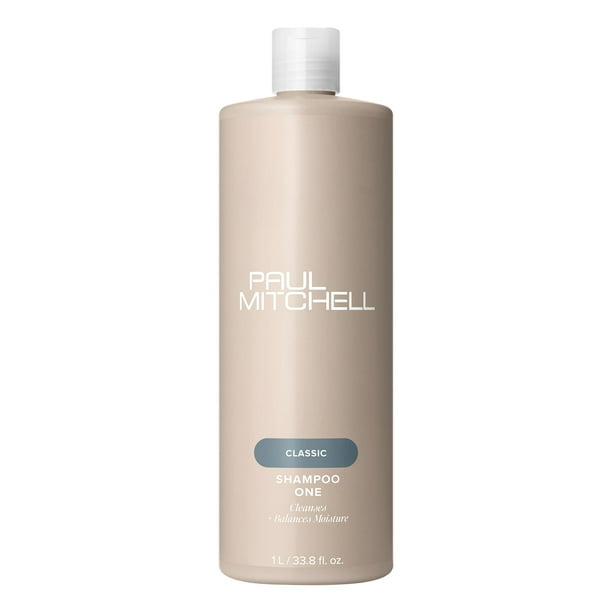 Paul Mitchell Shampoo One, Champú, Limpia + Equilibra la Hidratación, Para Todo Tipo de Cabello, 1 litro