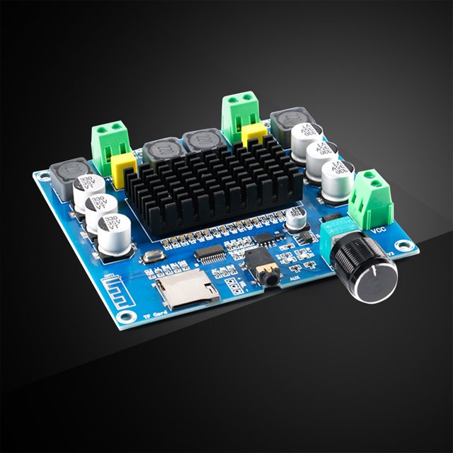 Tablero Amplificador De Sonido XH-A105 Módulo de audio de alta potencia 2x100W TDA7498 Compatible con Bluetooth Admite AUX Ehuebsd Para estrenar