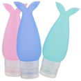 thumbnail image 1 of Phenofice 3Pcs Blue Toiletry Bottles Small Bottles for Liquids 90ml, 1 of 8