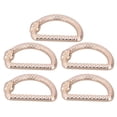 thumbnail image 2 of D Rings, High Durability Exquisite Texture Zinc Alloy Small D Rings  For Bag For Luggage For Backpack Gold,Silver,Gray,Bronze, 2 of 8