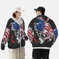 thumbnail image 4 of Kdxio Largemouth Bass Fish in USA Print Women Men Sun Protection UPF 50+ Jackets Zip Up Long Sleeve Hoodie Hiking Lightweight with Pockets, 4 of 7