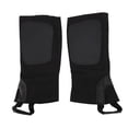 thumbnail image 2 of 2PCS Equestrian Half Chap, Cowhide Leather & Canvas Horse Riding Gear, Breathable Riding Legwear, 2 of 7