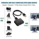 thumbnail image 2 of HDMI Splitter 1 in 2 Out, HDMI Splitter 4K HDMI 3D Splitter for Dual Monitors, 2 Port HDMI Splitter, 2 of 5