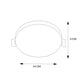 thumbnail image 4 of Plafón Albi 18W luz cálida Mil Luces PLC ALBI II 18W 3000K, 4 of 7