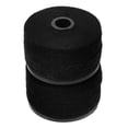thumbnail image 1 of KAKOWELY 2 Sets Felt Pads Black Protective Performance for Drummers, 1 of 8
