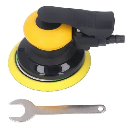 

5in Air Random Orbital Sander Zinc Alloy Construction for Stability & Fast Metal Polishing Professional Grade Tool for Metalwork - Durable & Efficient