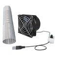 thumbnail image 3 of Ventilador de , ventilador de tubo, ventilador montado en la pared para yate, ventilador de ventilación con ahorro de energía, USB para ventana, Tubo de ventilador único 3M, 3 of 9