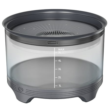 5.5L Dog Water Bowl,186oz Large Capacity No Spill Water Bowl for Dogs, Splash Proof Slow Water Feeder with Heightened Base, Anti-Slip Slow Drinking Pet Water Bowl for Messy Drinkers