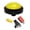 Yellow, variant on Game Button LED Light 60mm Convex Button Big Round Button for Arcade Video Game Console Button Switch, Red