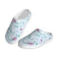 thumbnail image 2 of Lsque Rabbit And Butterfly Pattern Womens Comfort Cotton on Scuff With Memory Foam and Anti-skid Sole Slipper-42/43, 2 of 7