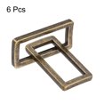thumbnail image 3 of Unique Bargains 32x12.5mm Rectangle Buckles Electroplated Bronze Tone 6 Pack, 3 of 7