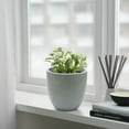 thumbnail image 5 of Light Gray MgO Round 9.2in. H Planter, 5 of 6