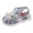 Grey, variant on TJAZFJPA Baby Walking Shoes Black Summer Children Infant Toddler Shoes Girls Sandals Flat Bottom Non Slio Open Toe Slip Breathable Soft Cartoon Space Pattern Baby Walking Shoes Black