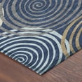 thumbnail image 3 of Addison Rugs Chantille Indoor/Outdoor Transitional Geometric Navy Machine Washable Rectangle Rug, 8' x 10', 3 of 8