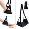 thumbnail image 2 of Office Foot Rest Portable Travel Foot Hammock Airplane Footrest Adjustable under Desk Leg Rest Sling, 2 of 8