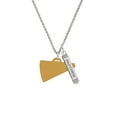 thumbnail image 2 of Delight Jewelry Acrylic 1.25" Goldtone Megaphone Silvertone Mother Daughter Bar Charm Necklace, 23", 2 of 4