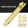 thumbnail image 3 of MYG Brass Barn Slide Bolt Door Latch Lock Bathroom Home Security Hardware With Screw, 3 of 3