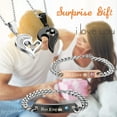 thumbnail image 5 of Jstyle 4Pcs Couple Necklace Bracelets Matching Set for Women Men Love Heart Pendant Necklace His & Hers Bracelets Couple Gift, 5 of 5
