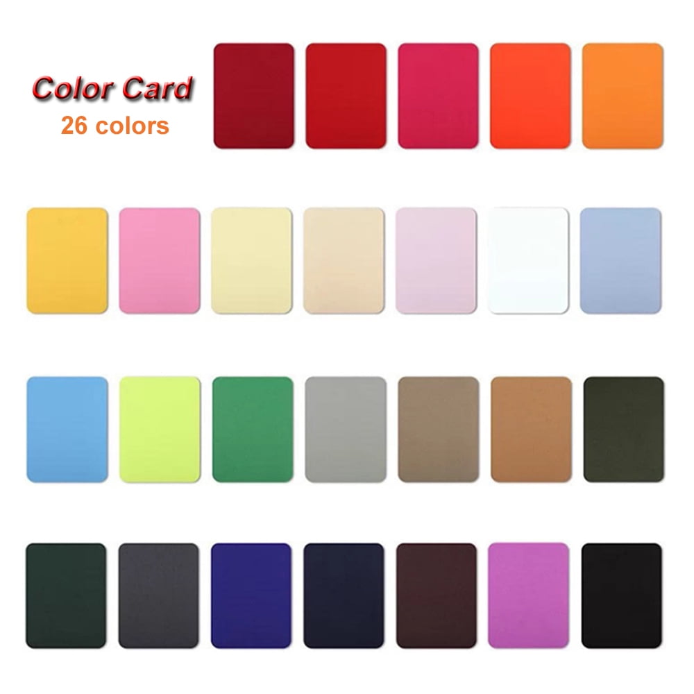 52 PCS Ultra thin Iron On Patches, Iron-on or Sewing, Decoration Patch, No-Sew Shades Patches for Clothing Jeans, Pants, Jeans, Jackets,26 Colors, 2 PCS Per Colors (12.5 x 9.5cm)