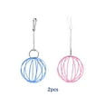 thumbnail image 3 of fastboy 2pcs Hanging Ball Toy Rustproof Reusable Sphere Feed Dispenser Portable Hamster Rabbit Pet Feeder Feeding Balls, 3 of 5