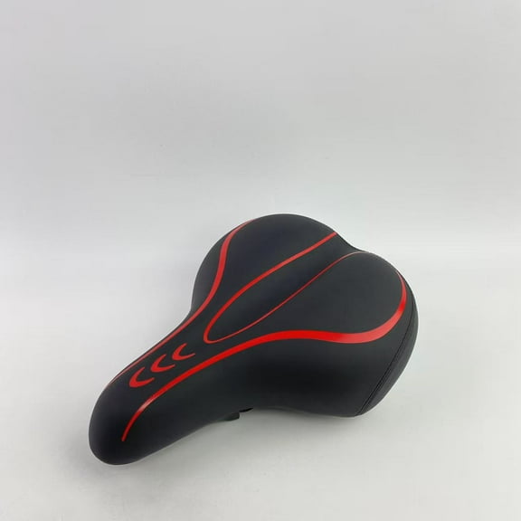 WOTOW Saddles for bicycles,Oversized Bike Seat, Comfortable Bike Seat - Universal Replacement Bicycle Saddle - Waterproof Leather Bicycle Seat with Extra Padded Memory Foam