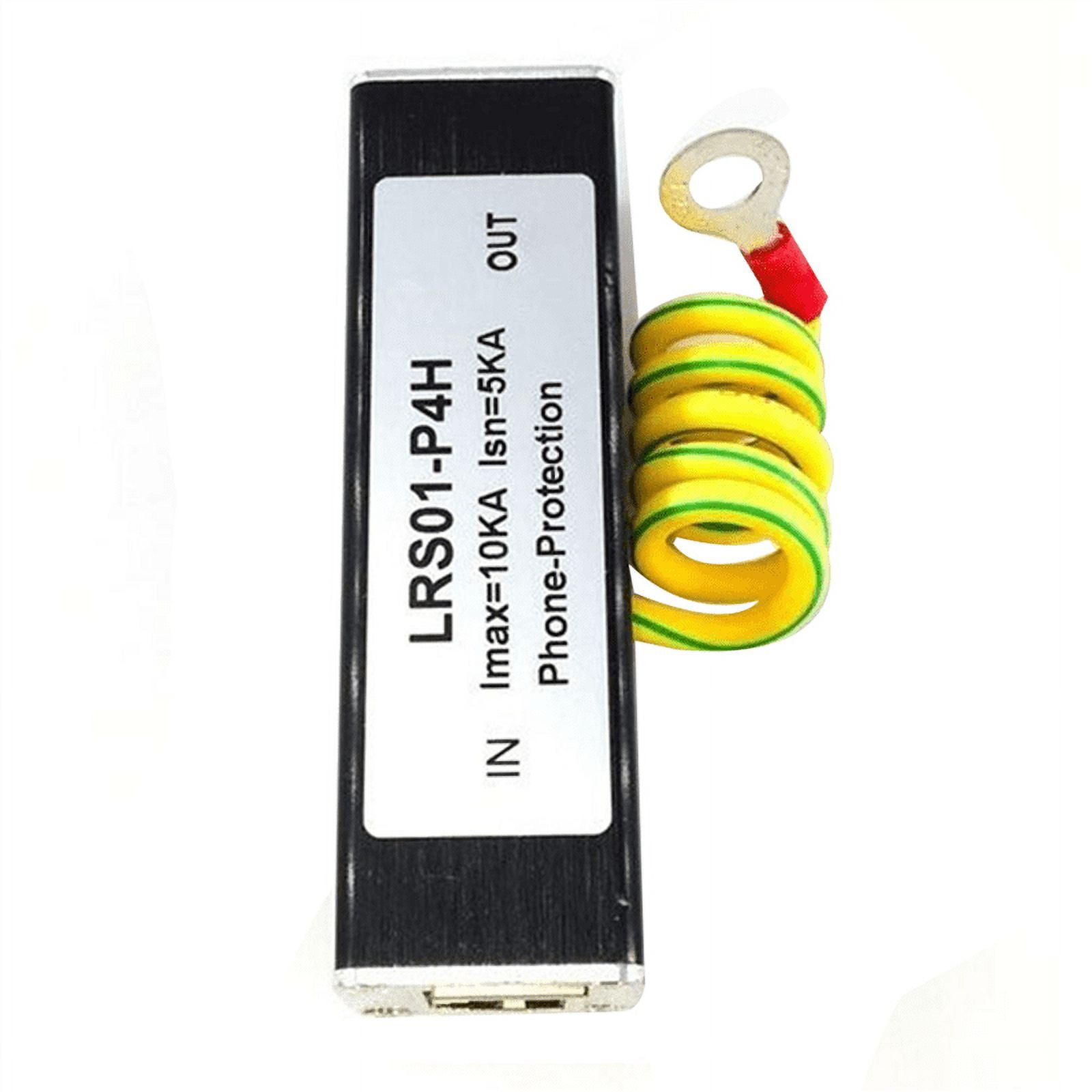 3X Telephone Fax Surge Protector Arrestor RJ11 Kl01-P4H Black RJ11 ADSL