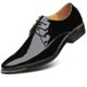 thumbnail image 1 of XIHAHA-zapatos formales de punta estrecha para hombre, calzado de baile de cuero, talla grande, para fiesta de boda y negocios, Primavera, 1 of 5