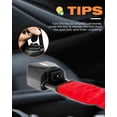 thumbnail image 7 of Tevlaphee Steering Wheel Lock Seat Belt Lock Universal Anti Theft Car Device Car Lock Car Theft Prevention with 3 Keys for Car Security Fit Most Vehicles Truck SUV Van(Red), 7 of 7