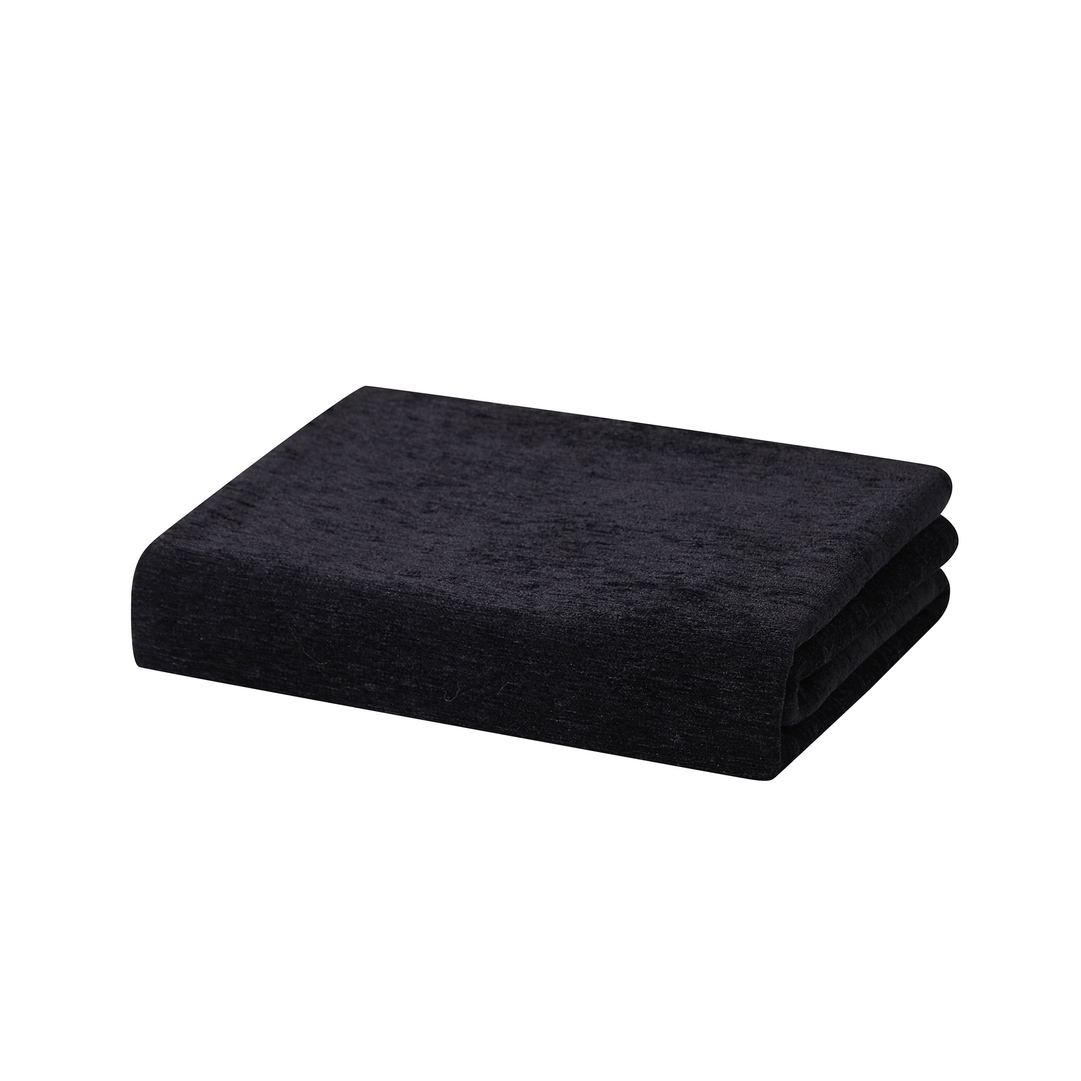 Better Homes and Gardens Chenille Euro Pillow Sham, Black, 26" x 26"