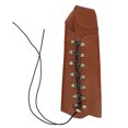 thumbnail image 2 of Archery Arm Guard PU Leather Soft Antiwear Adjustable Easy To Wear Archery Forearm Protector For  Practice, 2 of 8