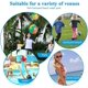 thumbnail image 4 of Pelota inflable de playa clásica de color arco iris, 12 pulgadas (10 piezas) Incluye bomba, 4 of 7