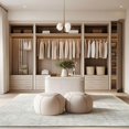thumbnail image 4 of shiyou-Area Rugs Moroccan Geometric Stripe Rug for Living Room Bedroom Floor Mat Washable Rug Soft Non-Slip Carpet Indoor Rugs Home Decor (Cream/Light Grey White, 2' 7" x 3' 11" Rectangular), 4 of 4