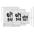 thumbnail image 3 of Darling Souvenir White Open Me Christmas Party Supplies Favor Bags&nbsp;Jewelry&nbsp;Pouches 15 Pieces, 3 of 5