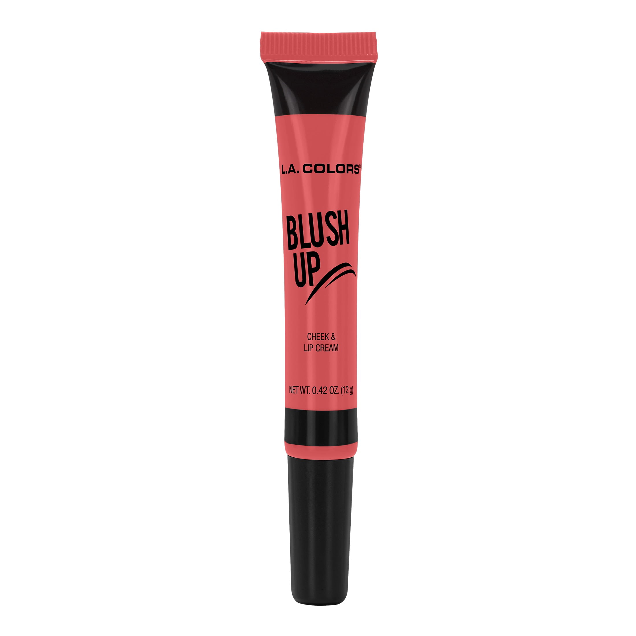(4 pack) L.A. COLORS Blush, Cream Blush with Brush, Natural Flush, Pink Shade, 0.42 fl oz