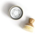 thumbnail image 4 of Full Circle Bubble Up Bamboo Dish Brush & Ceramic Soap Dispenser – Family Safe, Formaldehyde-Free – Kitchen Scrub Brush for Dishes, Nonstick & Cast Iron, Gray, 4 of 4