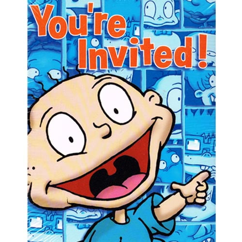 Rugrats Party Invitations W Envelopes 8ct Walmart Com