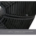 thumbnail image 2 of Grand Patio Helan Modern 2-Seat Wicker Loveseat with Cushion, Gray, 2 of 8