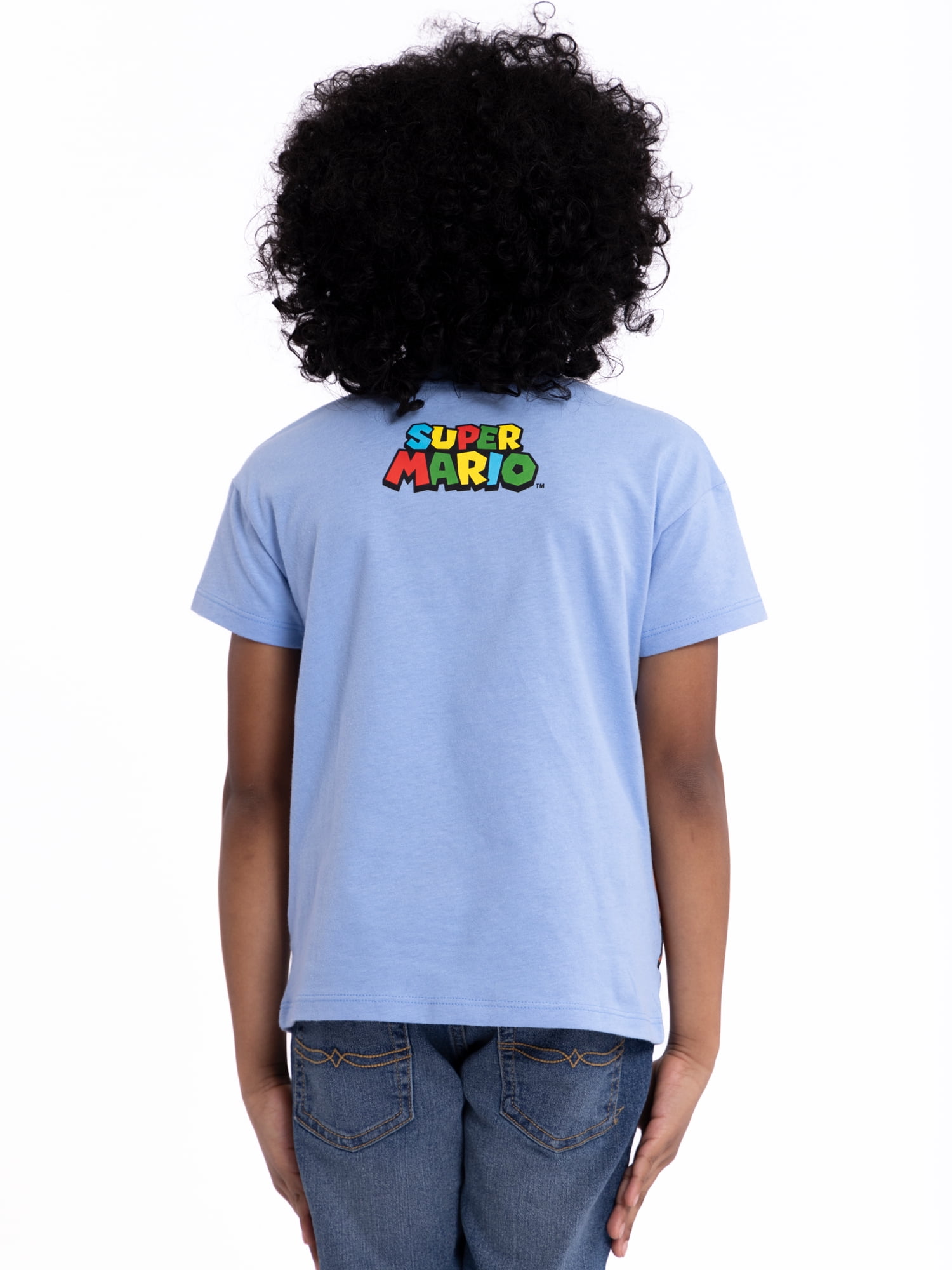 Super Mario Bros. Toddler Graphic Crewneck Tee with Short Sleeves, Sizes 12M-5T