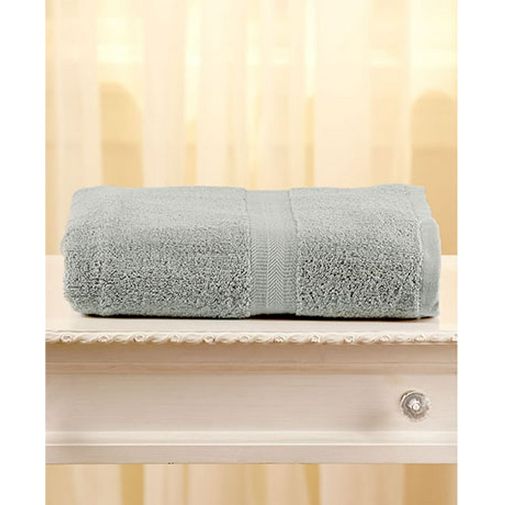 The Lakeside Collection 34" x 68" Oversized Cotton Bath SheetGray