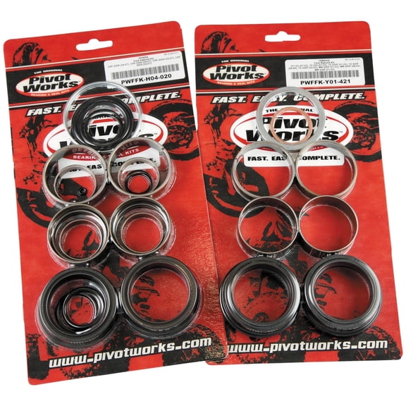 Pivot Works Front Fork Seal, Wiper & Bushing Rebuild Kit (PWFFK-T11-000)
