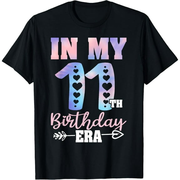Eleven 11 years Birthday Boy Girl In My 11th Birthday Era T-Shirt
