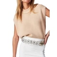 thumbnail image 3 of Cenuakty Women’s Round Neck Oversized  Sleeveless Solid Color Sweater Vest Knit Pullover Tank Tops, 3 of 6