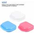 thumbnail image 3 of Retainer and Denture Storage Case With Air Hole - Oral Protective Mouth Guard Box 3pcs, 3 of 7