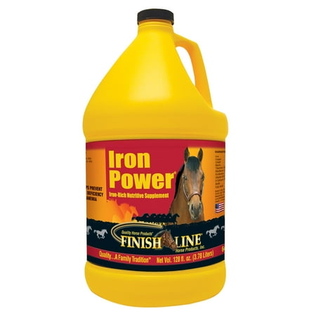 Finish Line Iron Power Nutritive Horse Supplement, 128 Fl.
