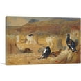 thumbnail image 1 of ARTCANVAS Blackcock In a Field Canvas Art Print by Archibald Thorburn - Size: 26" x 18" (0.75" Deep), 1 of 9