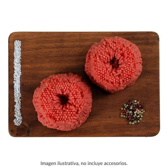 Molida de res 90/10 por kg  peso aprox por charola 400 g