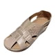 thumbnail image 2 of Sandalias planas huecas con punta redonda Retro Low-top Roman Zapatos de mujer Wmkox8yii shjk3936, 2 of 3