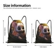 thumbnail image 2 of Gaeub Adorable Fluffy Bat Drawstring Backpack Bag Sport Gym Sackpack Heavy Duty String Backpack for Men Women-Medium, 2 of 6