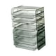 thumbnail image 3 of Estante para platos laterales, organizador para refrigerador, estante multiusos para almacenar alimentos, estante para alimentos de varias capas. verde 6 capas, 3 of 9