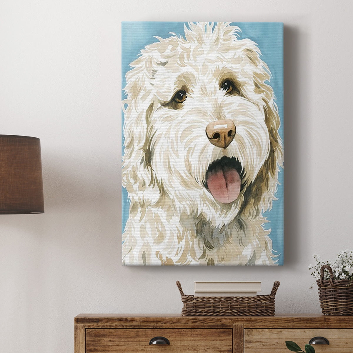 Labradoodle II Premium Gallery Wrapped Canvas - Ready to Hang